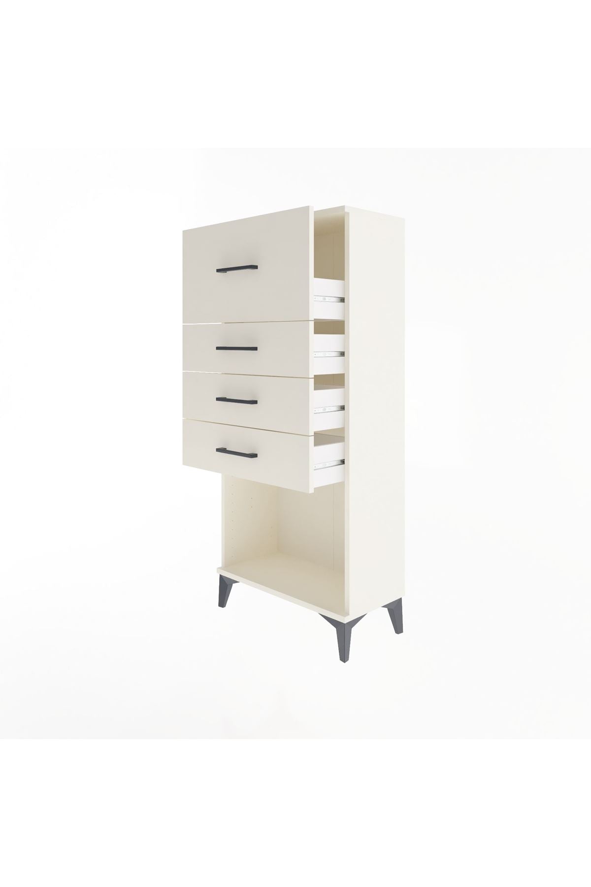 Arges Dolap 4 Çekmeceli 60x30x134 - S17M027V1A