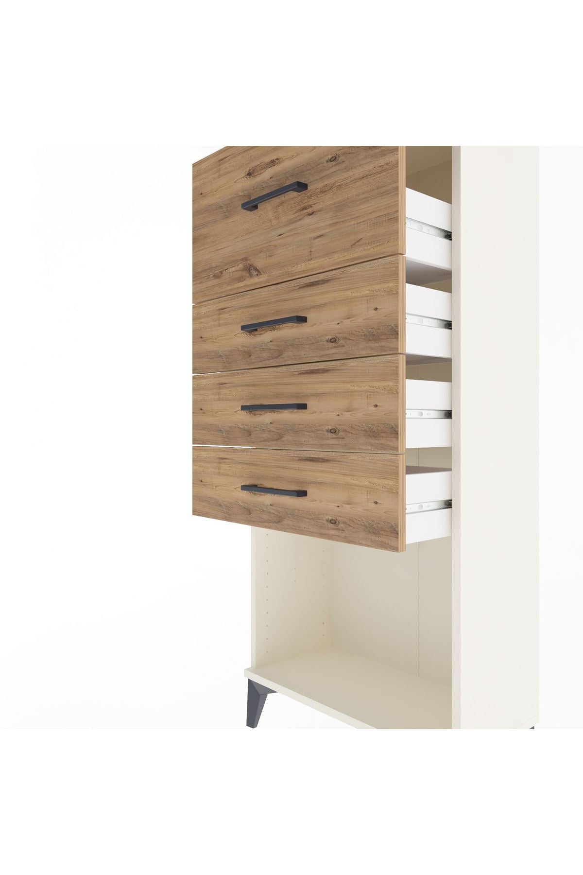 Arges Dolap 4 Çekmeceli 60x30x134 - S17M027V3A