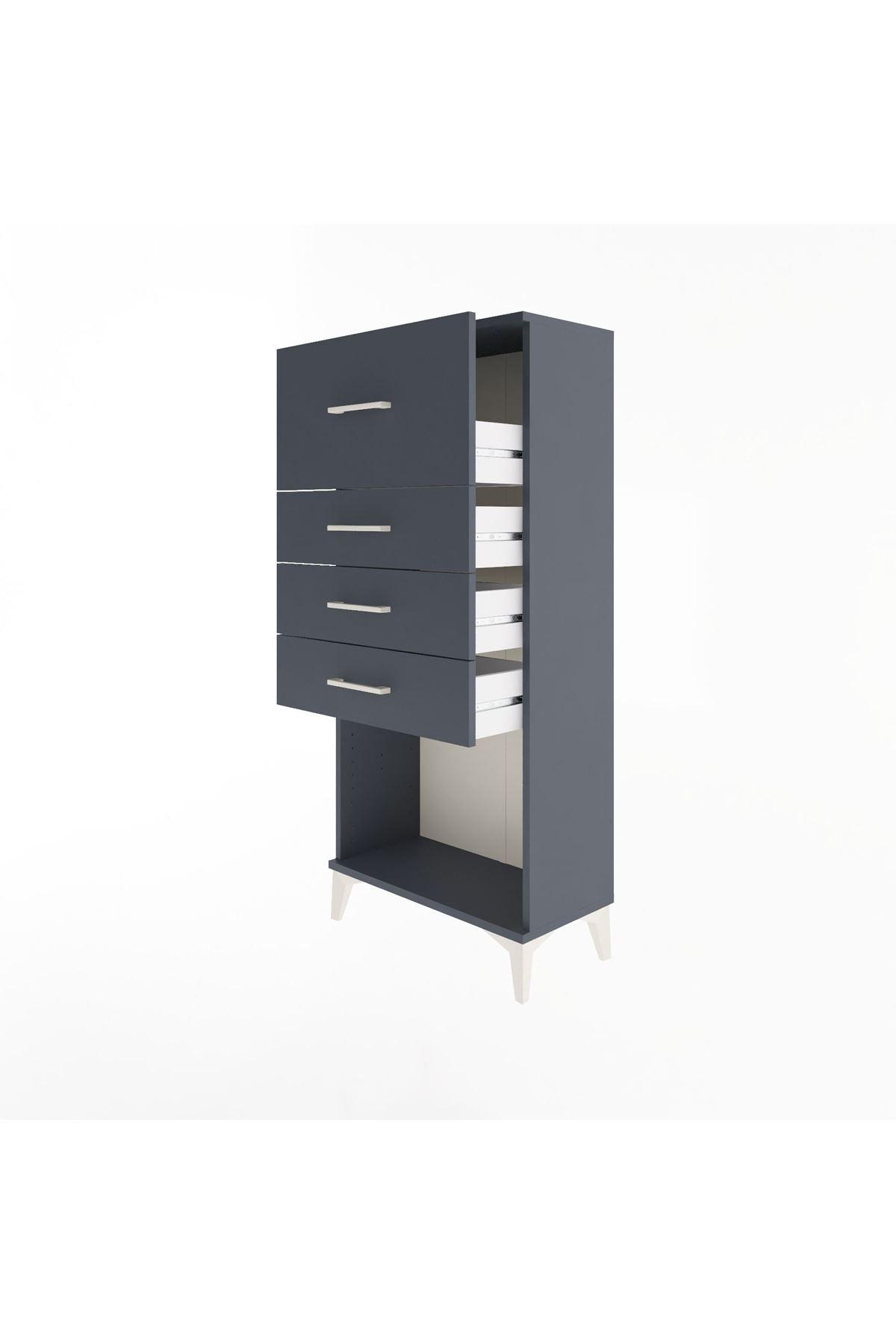 Arges Dolap 4 Çekmeceli 60x30x134 - S17M027V5A