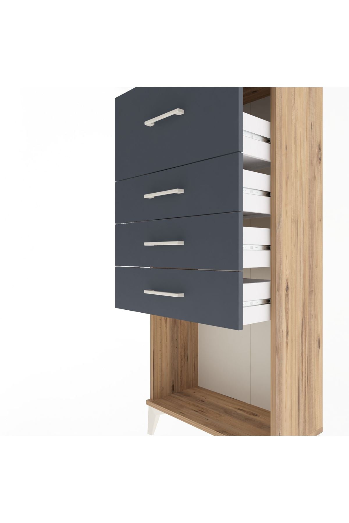 Arges Dolap 4 Çekmeceli 60x30x134 - S17M027V8A