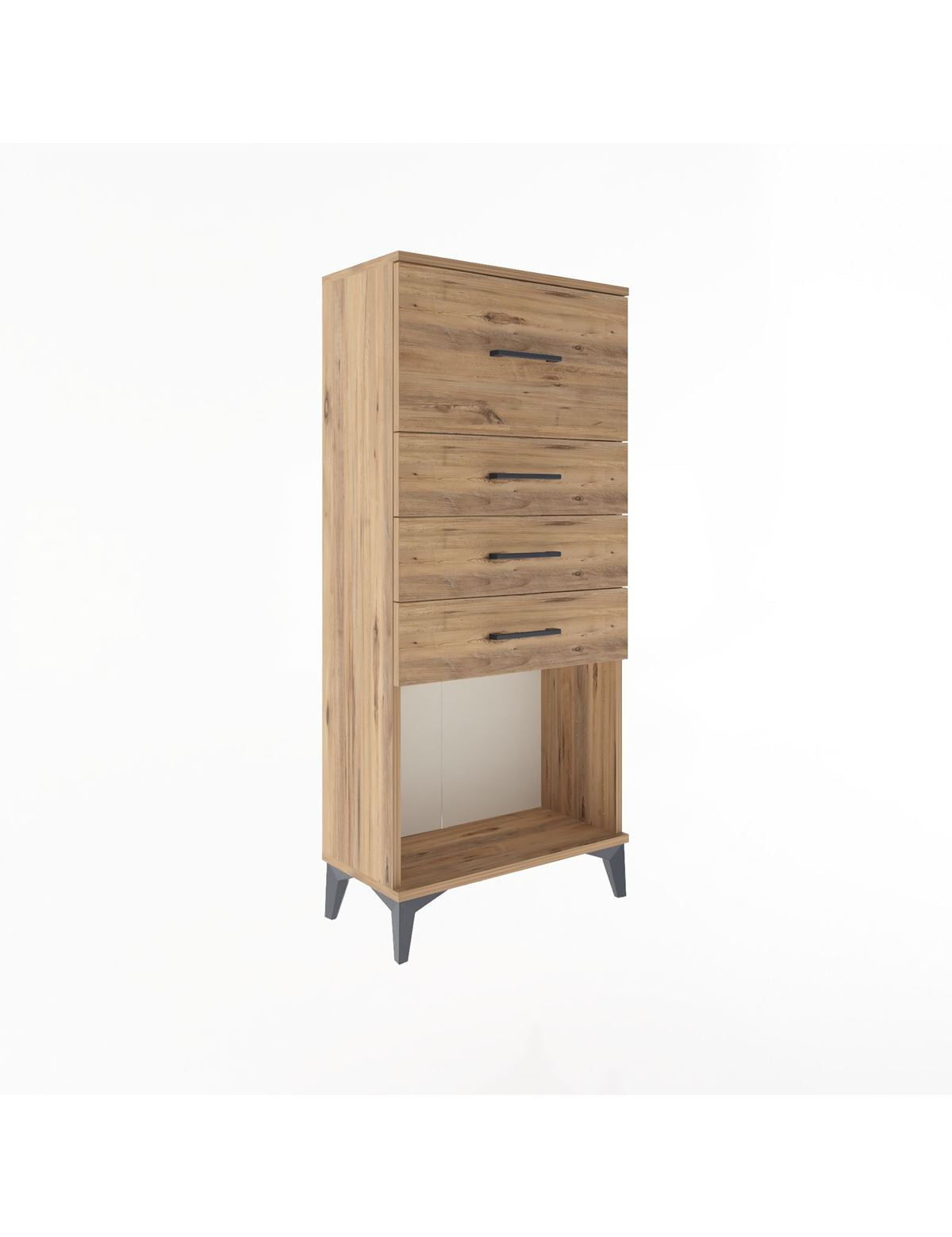 Arges Dolap 4 Çekmeceli 60x30x134 - S17M027V9A