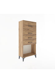 Arges Dolap 4 Çekmeceli 60x30x134 - S17M027V9A