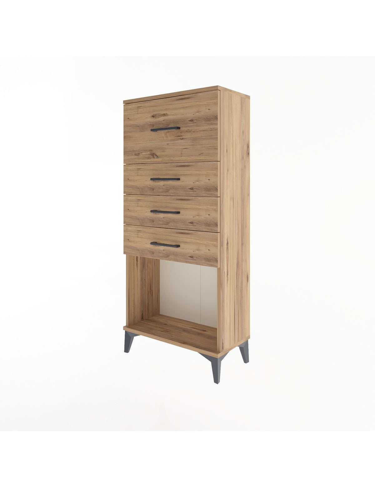 Arges Dolap 4 Çekmeceli 60x30x134 - S17M027V9A