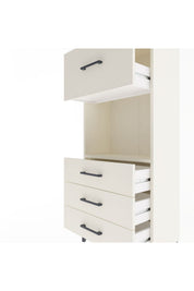 Arges Dolap Tek Raflı 4 Çekmeceli 60x30x134 - S17M028V1A