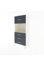 Arges Dolap Tek Raflı 4 Çekmeceli 60x30x134 - S17M028V2A