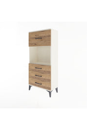 Arges Dolap Tek Raflı 4 Çekmeceli 60x30x134 - S17M028V3A