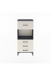 Arges Dolap Tek Raflı 4 Çekmeceli 60x30x134 - S17M028V4A