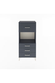 Arges Dolap Tek Raflı 4 Çekmeceli 60x30x134 - S17M028V5A