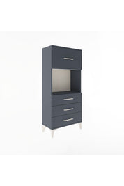 Arges Dolap Tek Raflı 4 Çekmeceli 60x30x134 - S17M028V5A