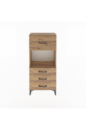Arges Dolap Tek Raflı 4 Çekmeceli 60x30x134 - S17M028V9A