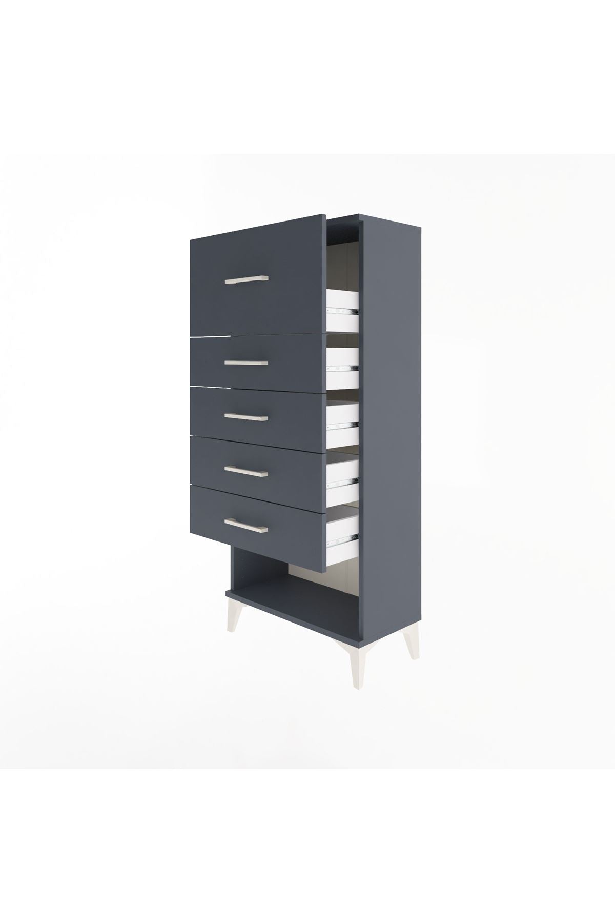 Arges Dolap 5 Çekmeceli 60x30x134 - S17M029V5A