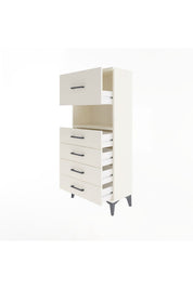 Arges Dolap Tek Raflı 5 Çekmeceli 60x30x134 - S17M030V1A