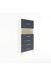 Arges Dolap Tek Raflı 5 Çekmeceli 60x30x134 - S17M030V2A