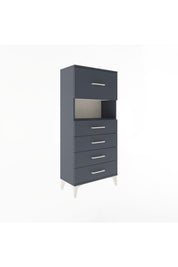 Arges Dolap Tek Raflı 5 Çekmeceli 60x30x134 - S17M030V5A