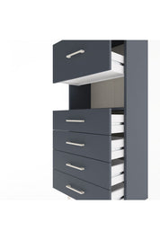Arges Dolap Tek Raflı 5 Çekmeceli 60x30x134 - S17M030V5A