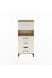 Arges Dolap Tek Raflı 5 Çekmeceli 60x30x134 - S17M030V7A