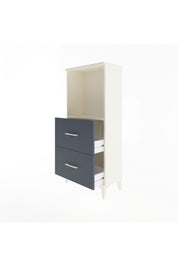 Arges Dolap Tek Raflı 2 Çekmeceli 60x30x134 - S17M031V2A