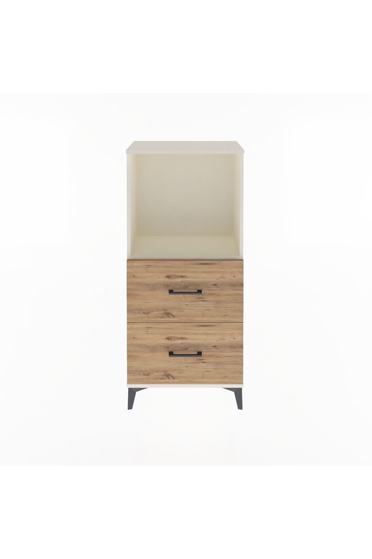 Arges Dolap Tek Raflı 2 Çekmeceli 60x30x134 - S17M031V3A