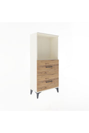 Arges Dolap Tek Raflı 2 Çekmeceli 60x30x134 - S17M031V3A