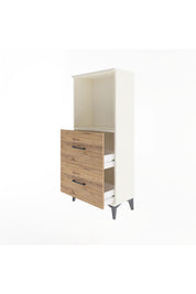 Arges Dolap Tek Raflı 2 Çekmeceli 60x30x134 - S17M031V3A