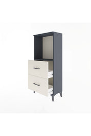 Arges Dolap Tek Raflı 2 Çekmeceli 60x30x134 - S17M031V4A