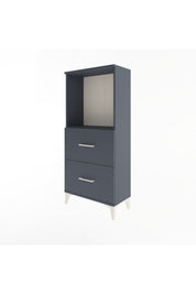 Arges Dolap Tek Raflı 2 Çekmeceli 60x30x134 - S17M031V5A