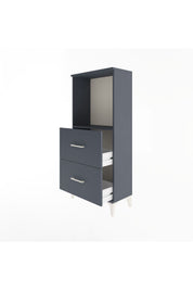 Arges Dolap Tek Raflı 2 Çekmeceli 60x30x134 - S17M031V5A