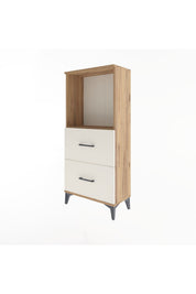 Arges Dolap Tek Raflı 2 Çekmeceli 60x30x134 - S17M031V7A