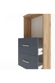Arges Dolap Tek Raflı 2 Çekmeceli 60x30x134 - S17M031V8A