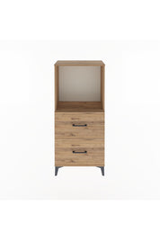 Arges Dolap Tek Raflı 2 Çekmeceli 60x30x134 - S17M031V9A