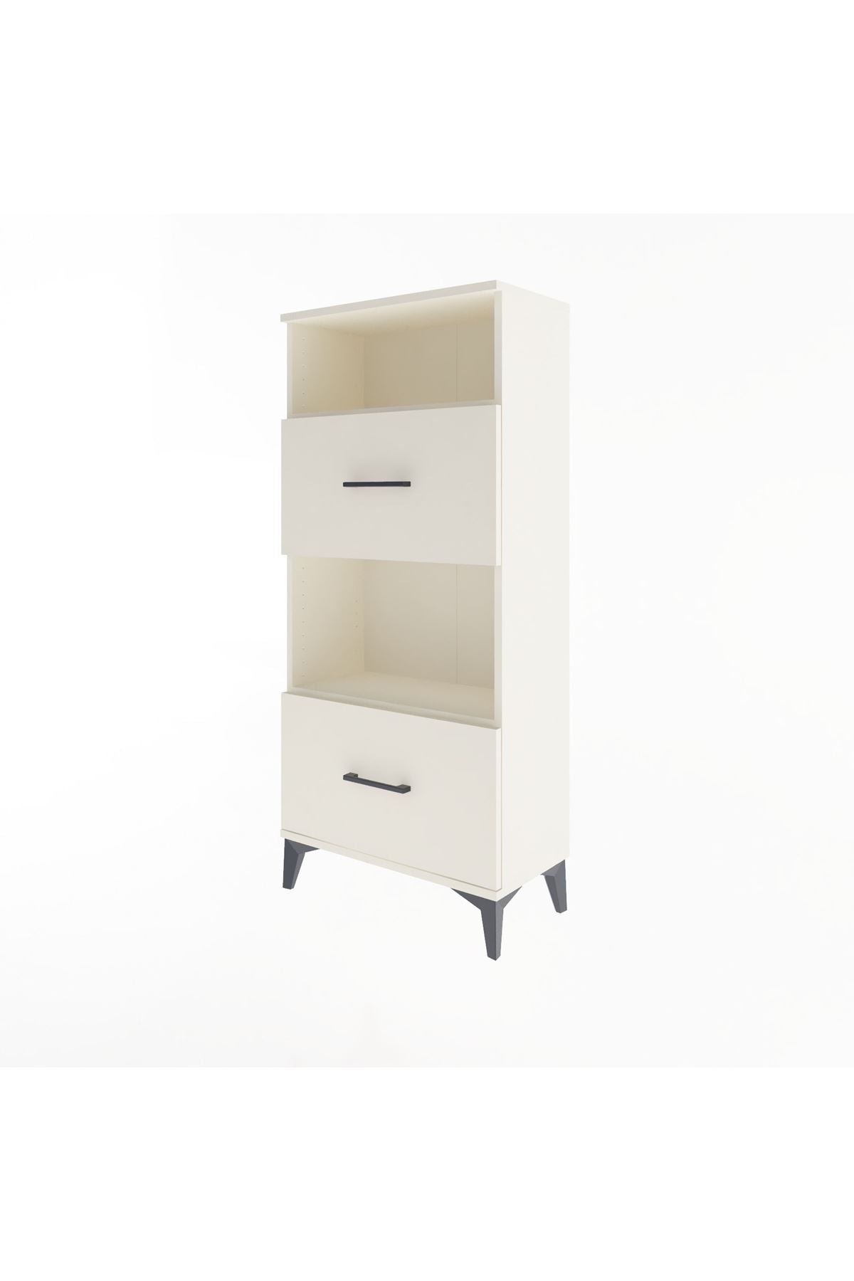 Arges Dolap 2 Raflı 2 Çekmeceli 60x30x134 - S17M032V1A