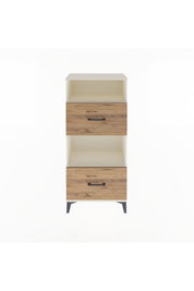 Arges Dolap 2 Raflı 2 Çekmeceli 60x30x134 - S17M032V3A