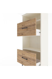 Arges Dolap 2 Raflı 2 Çekmeceli 60x30x134 - S17M032V3A