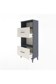 Arges Dolap 2 Raflı 2 Çekmeceli 60x30x134 - S17M032V4A