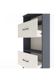 Arges Dolap 2 Raflı 2 Çekmeceli 60x30x134 - S17M032V4A