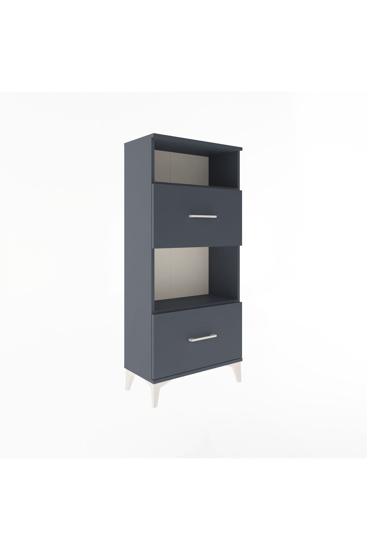 Arges Dolap 2 Raflı 2 Çekmeceli 60x30x134 - S17M032V5A