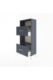 Arges Dolap 2 Raflı 2 Çekmeceli 60x30x134 - S17M032V5A