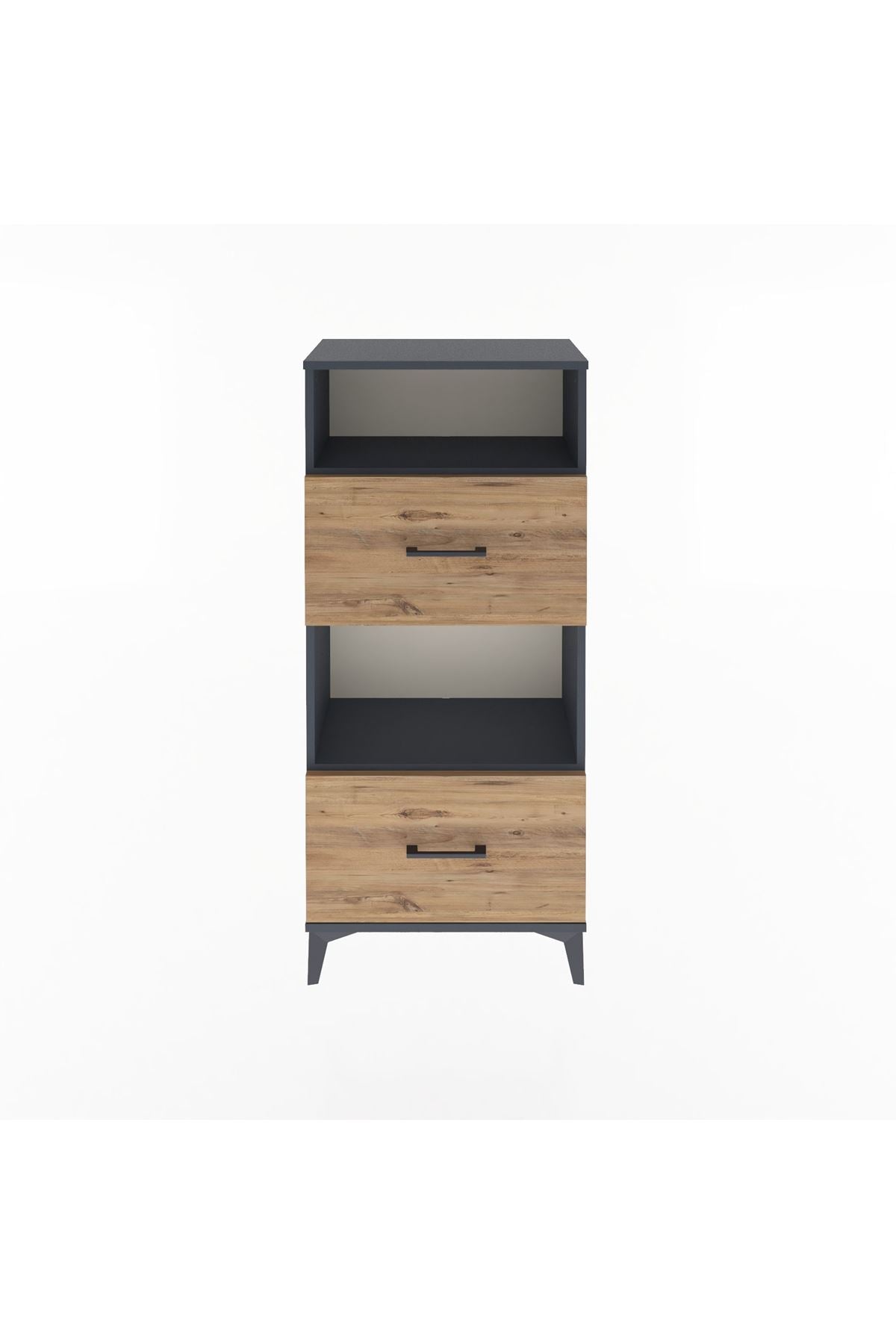 Arges Dolap 2 Raflı 2 Çekmeceli 60x30x134 - S17M032V6A