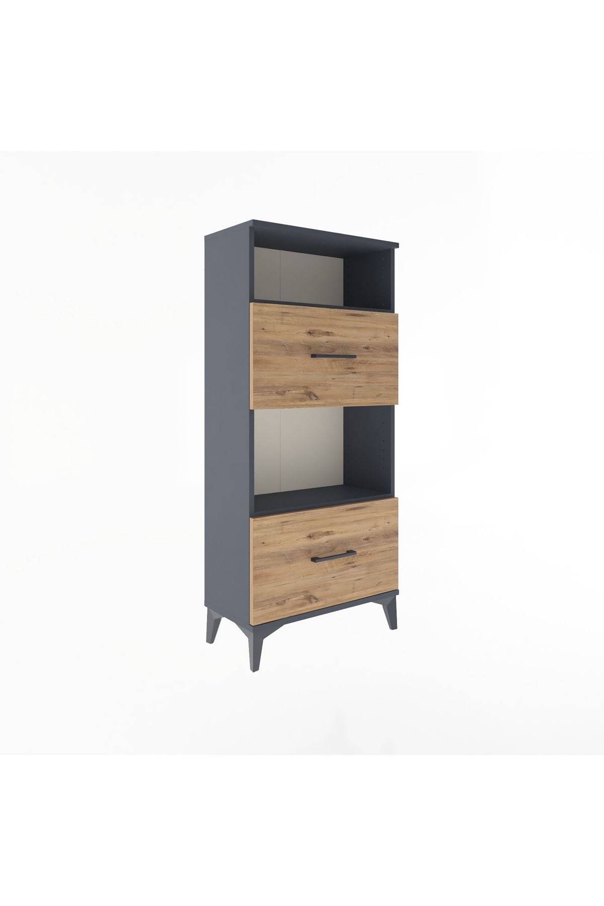 Arges Dolap 2 Raflı 2 Çekmeceli 60x30x134 - S17M032V6A