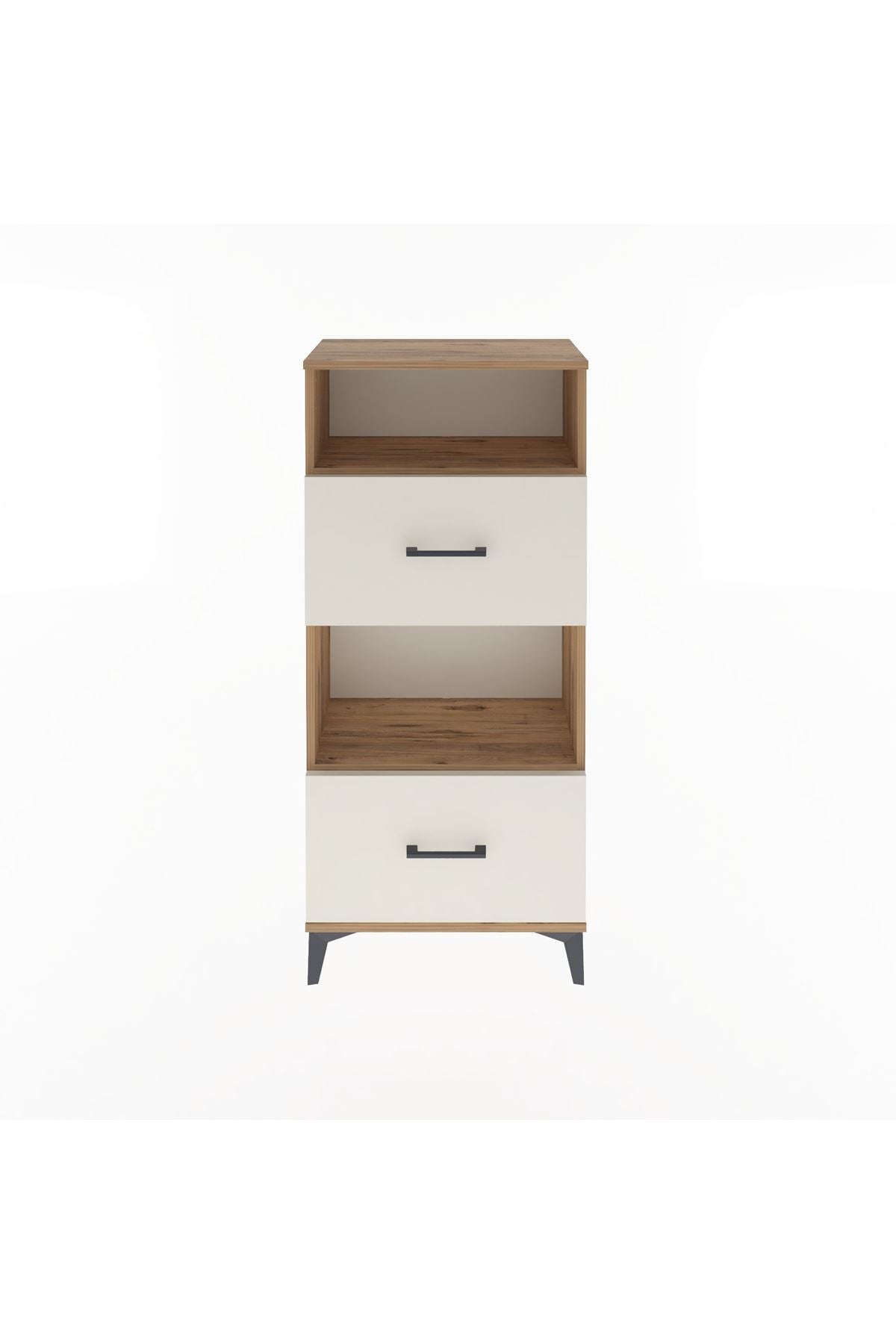 Arges Dolap 2 Raflı 2 Çekmeceli 60x30x134 - S17M032V7A