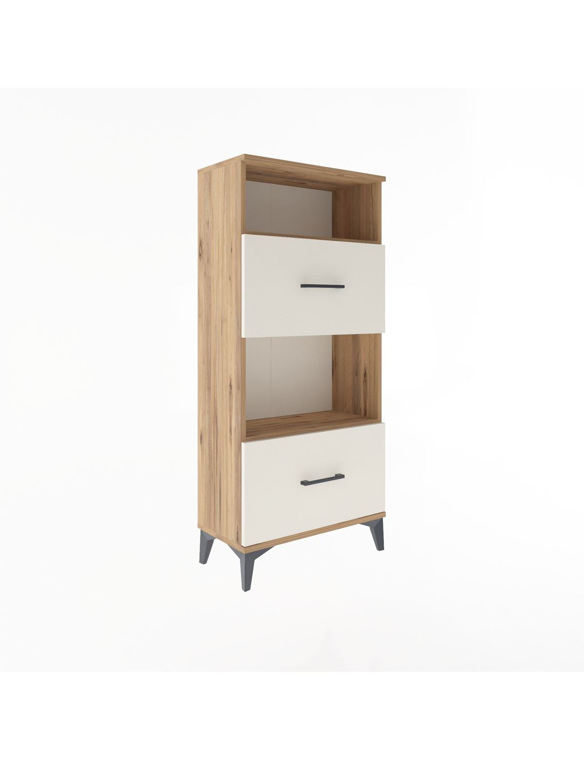 Arges Dolap 2 Raflı 2 Çekmeceli 60x30x134 - S17M032V7A