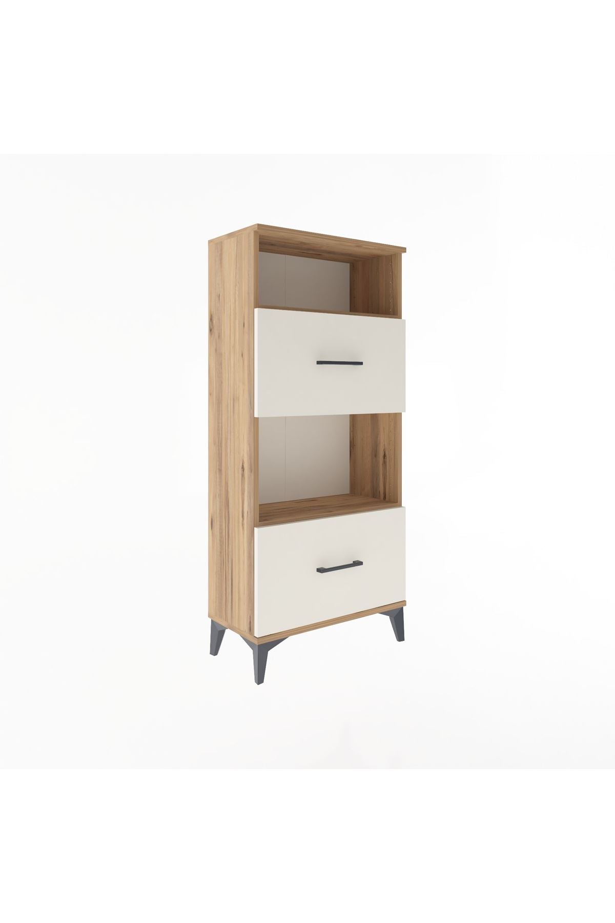Arges Dolap 2 Raflı 2 Çekmeceli 60x30x134 - S17M032V7A