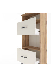 Arges Dolap 2 Raflı 2 Çekmeceli 60x30x134 - S17M032V7A