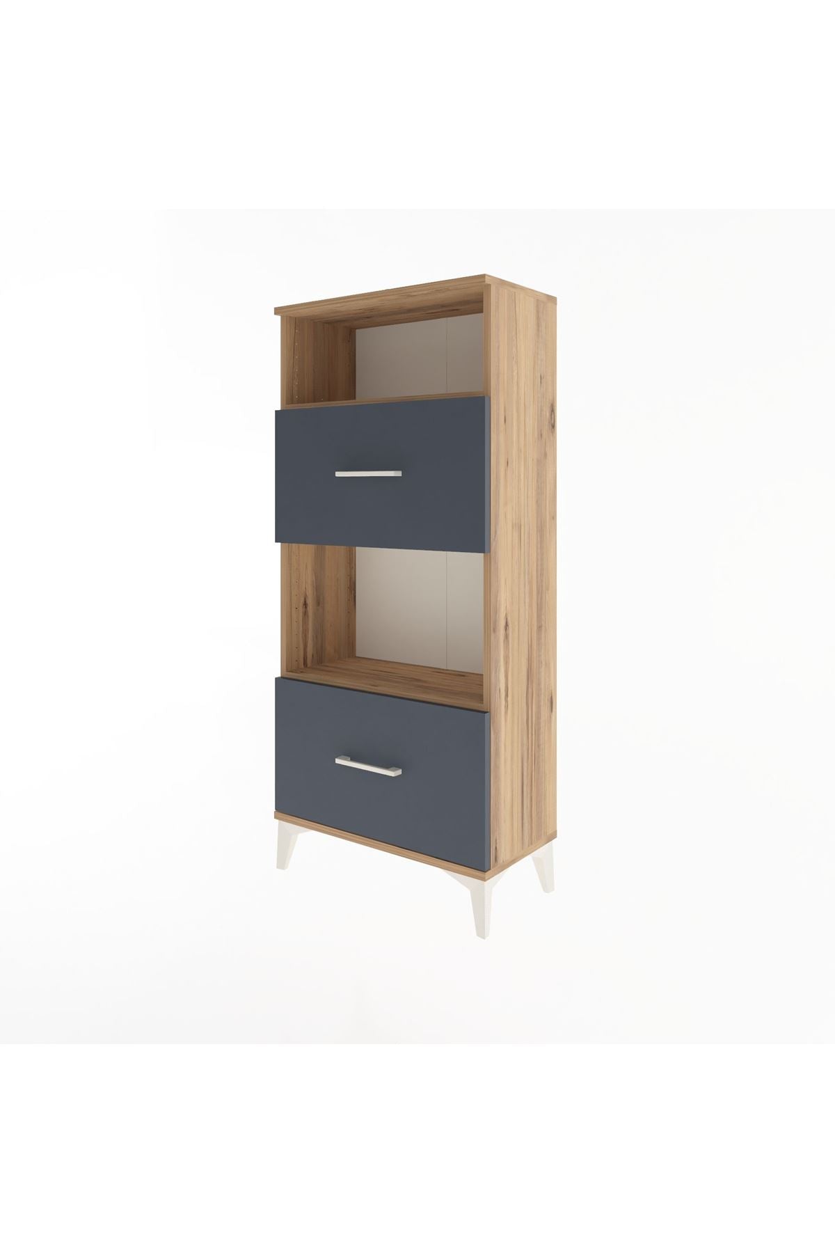 Arges Dolap 2 Raflı 2 Çekmeceli 60x30x134 - S17M032V8A