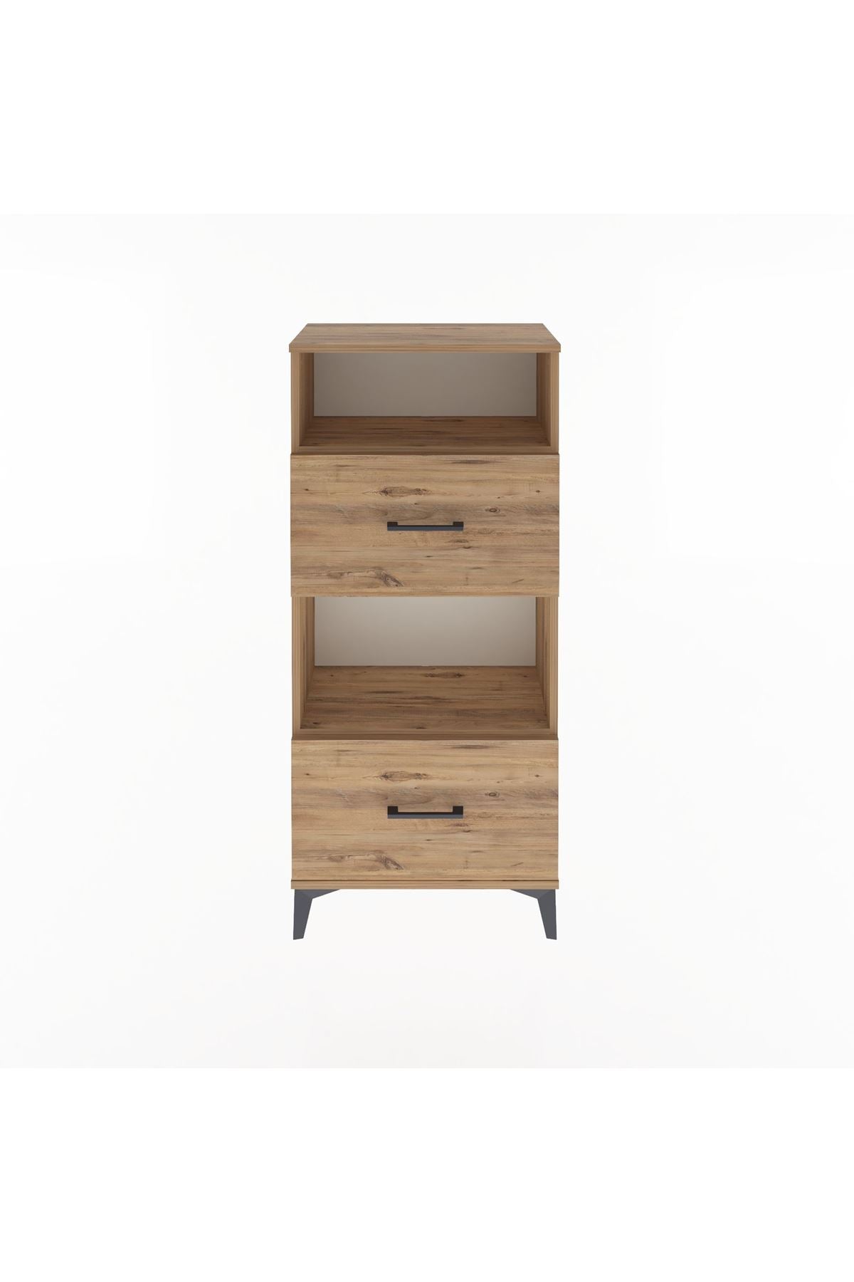 Arges Dolap 2 Raflı 2 Çekmeceli 60x30x134 - S17M032V9A
