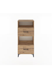 Arges Dolap 2 Raflı 2 Çekmeceli 60x30x134 - S17M032V9A