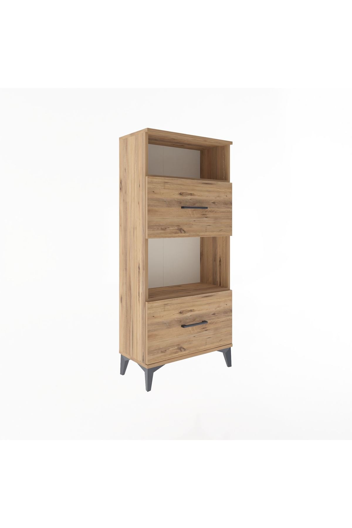 Arges Dolap 2 Raflı 2 Çekmeceli 60x30x134 - S17M032V9A