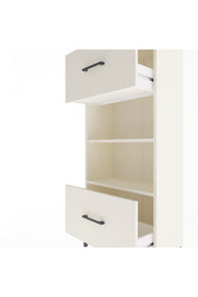 Arges Dolap 2 Raflı 2 Çekmeceli 60x30x134 - S17M033V1A