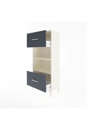Arges Dolap 2 Raflı 2 Çekmeceli 60x30x134 - S17M033V2A