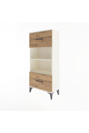 Arges Dolap 2 Raflı 2 Çekmeceli 60x30x134 - S17M033V3A